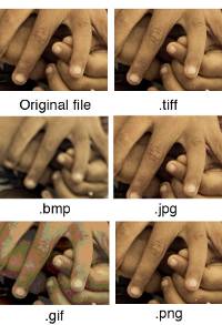 Tipos de formatos de archivos de imagen